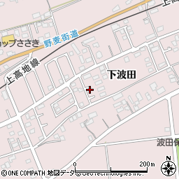 長野県松本市波田下波田5505-11周辺の地図