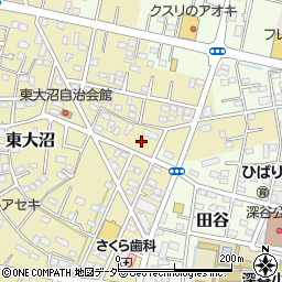 埼玉県深谷市東大沼274周辺の地図