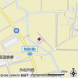 ホームラン和田店周辺の地図