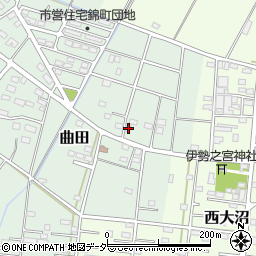 埼玉県深谷市曲田317周辺の地図