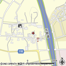 福井県あわら市椚18周辺の地図