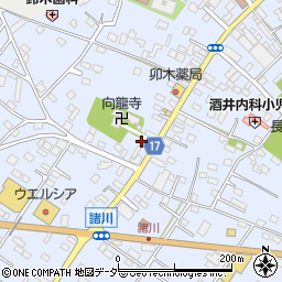 茨城県古河市諸川2547周辺の地図