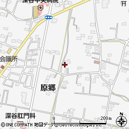 埼玉県深谷市原郷374周辺の地図