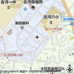 茨城県古河市北町14周辺の地図