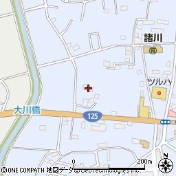 茨城県古河市諸川1676周辺の地図