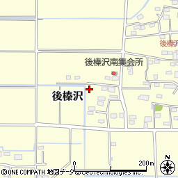 埼玉県深谷市後榛沢121周辺の地図