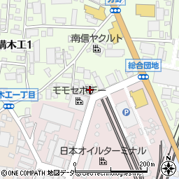 伊藤自動車硝子株式会社　松本営業所周辺の地図