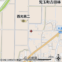 埼玉県本庄市児玉町吉田林451周辺の地図