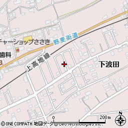 長野県松本市波田下波田5502-8周辺の地図