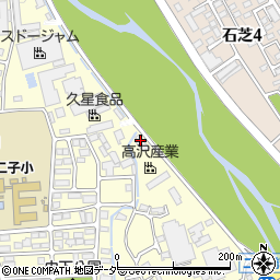 株式会社タカサワ　松本営業所周辺の地図