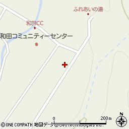 長野県小県郡長和町和田周辺の地図