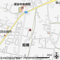 埼玉県深谷市原郷377周辺の地図
