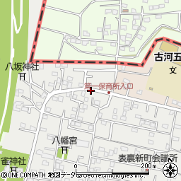 茨城県古河市宮前町周辺の地図