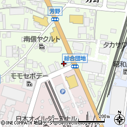 中澤石油株式会社　南松本給油所周辺の地図