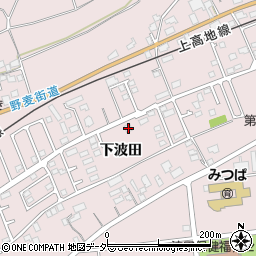 長野県松本市波田下波田5525周辺の地図