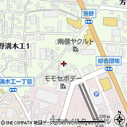 トピー実業株式会社　松本営業所周辺の地図