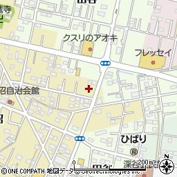 埼玉県深谷市東大沼111周辺の地図