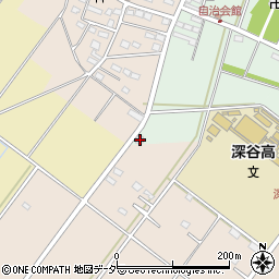 埼玉県深谷市谷之1周辺の地図