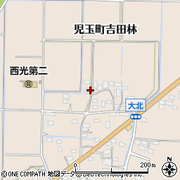 埼玉県本庄市児玉町吉田林491周辺の地図