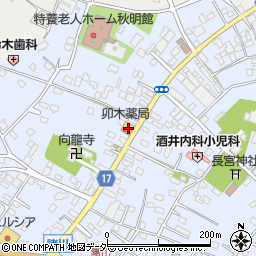 茨城県古河市諸川2554周辺の地図