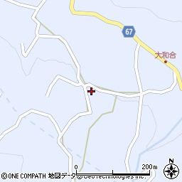 長野県松本市入山辺6705-1周辺の地図