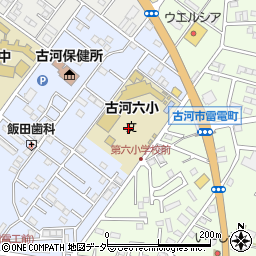 茨城県古河市北町16周辺の地図