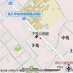 臼田荒町簡易郵便局周辺の地図