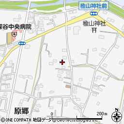 埼玉県深谷市原郷361周辺の地図