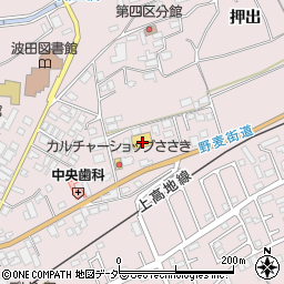 コメリハード＆グリーン波田店周辺の地図