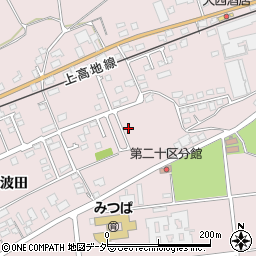 長野県松本市波田下波田5554周辺の地図