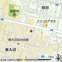 埼玉県深谷市東大沼71周辺の地図