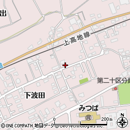 長野県松本市波田下波田5544周辺の地図