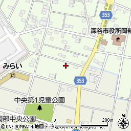 埼玉県深谷市岡2308周辺の地図