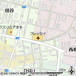 埼玉県深谷市田谷190周辺の地図