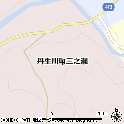 岐阜県高山市丹生川町三之瀬周辺の地図