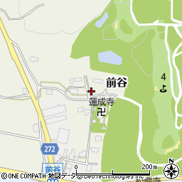 福井県あわら市前谷周辺の地図