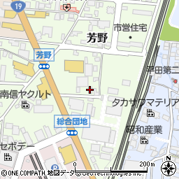 名古屋電気株式会社　松本支店周辺の地図