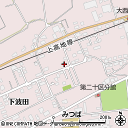 長野県松本市波田下波田5552-11周辺の地図