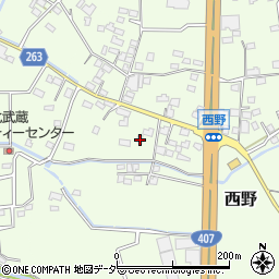 埼玉県熊谷市西野318周辺の地図