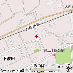 長野県松本市波田下波田5552-10周辺の地図
