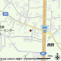 埼玉県熊谷市西野316周辺の地図