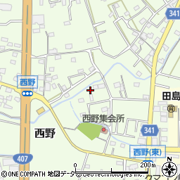 埼玉県熊谷市西野254周辺の地図