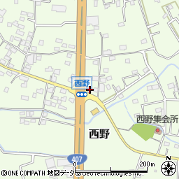 埼玉県熊谷市西野353周辺の地図