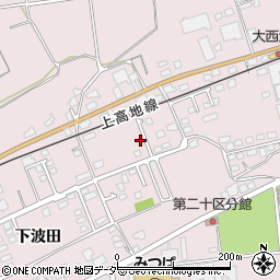 長野県松本市波田下波田5552周辺の地図