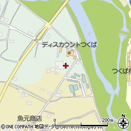 茨城県つくば市上菅間89周辺の地図