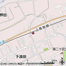 長野県松本市波田下波田5546周辺の地図
