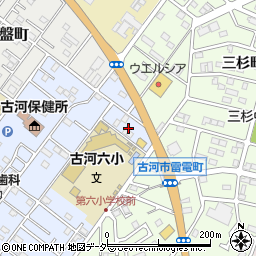 茨城県古河市北町17周辺の地図
