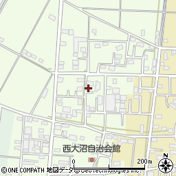 埼玉県深谷市西大沼73周辺の地図
