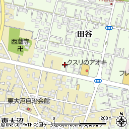 埼玉県深谷市田谷106周辺の地図