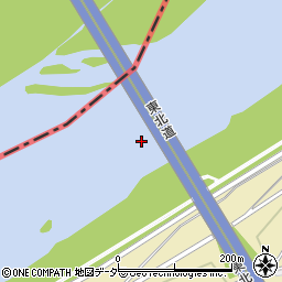利根川橋周辺の地図